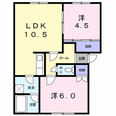 プラドールハピネス 103【管理NO：1-004746701-01030】 ★家具家電は申し込み後に搬入します★ ★2026年12月中旬入居可能★の外観画像