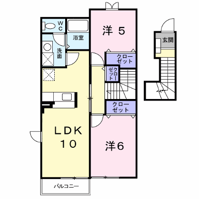 パームハイムＳⅡ 203【管理NO：1-012977401-02030】 ★家具家電は申し込み後に搬入します★ ★2026年12月上旬入居可能★の外観画像