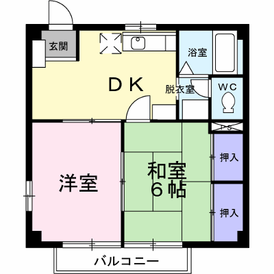 スカイコート館町 103【管理NO：1-004558801-01030】 ★家具家電は申し込み後に搬入します★ ★2026年11月中旬入居可能★の外観画像