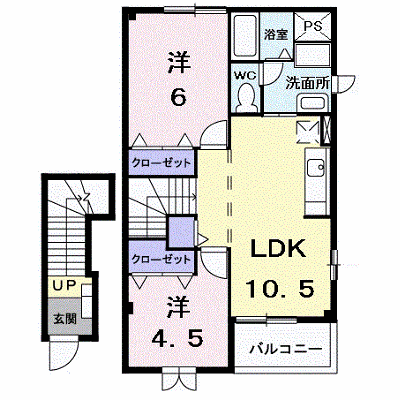 パステークガーデンＢ 203【管理NO：1-012577102-02030】 ★家具家電は申し込み後に搬入します★ ★2026年11月中旬入居可能★の外観画像