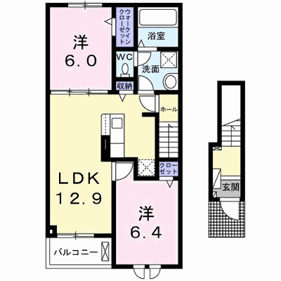ニューライズ上野田 202【管理NO：1-026794501-02020】 ★家具家電は申し込み後に搬入します★ ★2026年11月下旬入居可能★の外観画像