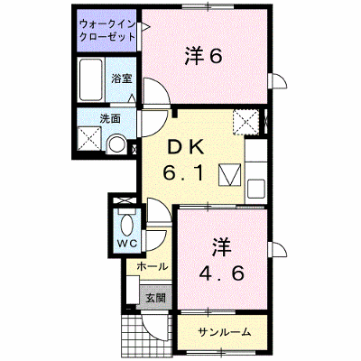 ラ・セゾン・クレール 103【管理NO：1-017297901-01030】 ★家具家電は申し込み後に搬入します★ ★2026年11月中旬入居可能★の外観画像