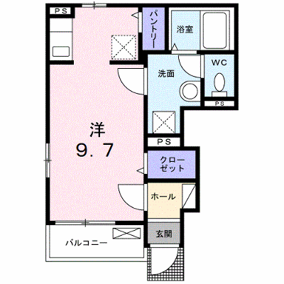 シャン　ド　フルール 101【管理NO：1-026301401-01010】 ★家具家電は申し込み後に搬入します★ ★2026年11月中旬入居可能★の外観画像