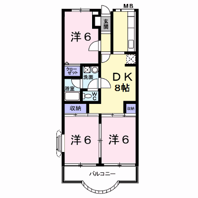 ベルクハウス 105【管理NO：1-099176801-01040】 ★家具家電は申し込み後に搬入します★ ★2026年11月上旬入居可能★の外観画像