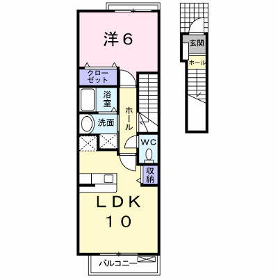 スターヴィレッジＥ 203【管理NO：1-014184705-02030】 ★家具家電は申し込み後に搬入します★の外観画像