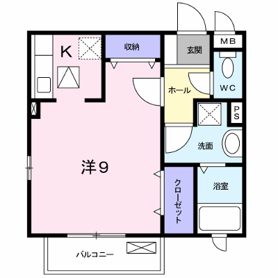 グランデ　ピーヌス 103【管理NO：1-017487101-01030】 ★家具家電は申し込み後に搬入します★ ★2026年11月中旬入居可能★の外観画像