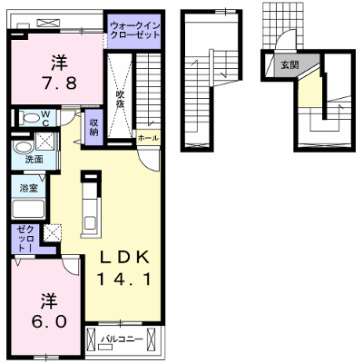 ワンズオリオン 302【管理NO：1-024562601-03020】 ★家具家電は申し込み後に搬入します★の外観画像
