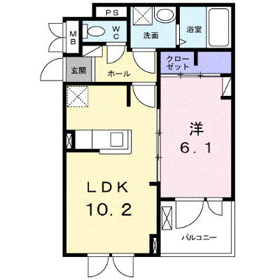 エアフォルク 205【管理NO：1-025340502-02050】 ★家具家電は申し込み後に搬入します★ ★2026年11月中旬入居可能★の外観画像