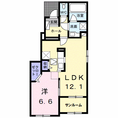 シャネスト 101【管理NO：1-021850901-01010】 ★家具家電は申し込み後に搬入します★ ★2026年11月中旬入居可能★の外観画像
