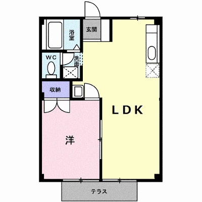 エスポアールＢ 102【管理NO：1-003758802-01020】 ★家具家電は申し込み後に搬入します★ ★2026年12月上旬入居可能★の外観画像