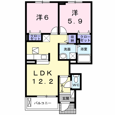 サンハイツ　フィオーレ　Ｃ棟 101【管理NO：1-015772503-01010】 ★家具家電は申し込み後に搬入します★ ★2026年11月中旬入居可能★の外観画像