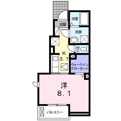 めぞん，いちりやま 104【管理NO：1-021999701-01040】 ★家具家電は申し込み後に搬入します★ ★2026年11月中旬入居可能★の外観画像