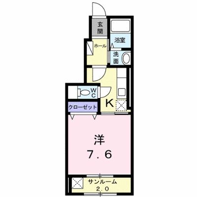 フォークローバー 101【管理NO：1-019551001-01010】 ★家具家電は申し込み後に搬入します★の外観画像
