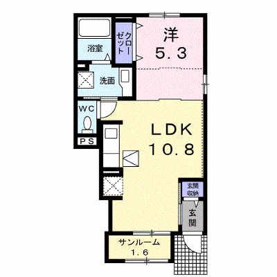 ＤＫ　ＳＥＬＥＣＴ　宝殿　Ⅱ 105【管理NO：1-027146302-01050】 ★家具家電は申し込み後に搬入します★ ★2026年12月下旬入居可能★の外観画像
