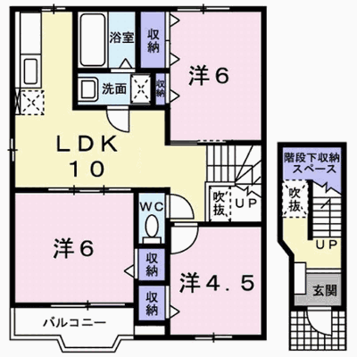 クレストール上野田　Ｂ 201【管理NO：1-010095402-02010】 ★家具家電は申し込み後に搬入します★ ★2026年11月中旬入居可能★の外観画像