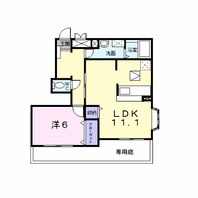 サニ－コ－ト植村 101【管理NO：1-012569601-01010】 ★家具家電は申し込み後に搬入します★ ★2026年11月中旬入居可能★の外観画像