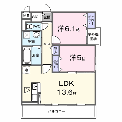 レジリエント 101【管理NO：1-028683901-01010】 ★家具家電は申し込み後に搬入します★ ★2027年04月上旬入居可能★の外観画像