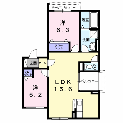 丑寅２丁目アパート 301【管理NO：1-028612101-03010】 ★家具家電は申し込み後に搬入します★ ★2027年02月下旬入居可能★の外観画像