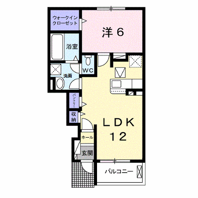 シャ・ノワール 102【管理NO：1-025435501-01020】 ★家具家電は申し込み後に搬入します★ ★2026年10月下旬入居可能★の外観画像
