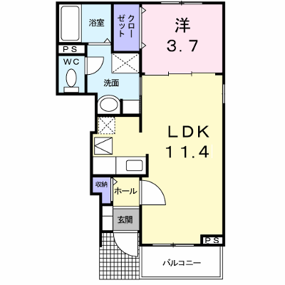 ラフィナート　Ⅰ 103【管理NO：1-017130601-01030】 ★家具家電は申し込み後に搬入します★ ★2026年11月上旬入居可能★の外観画像