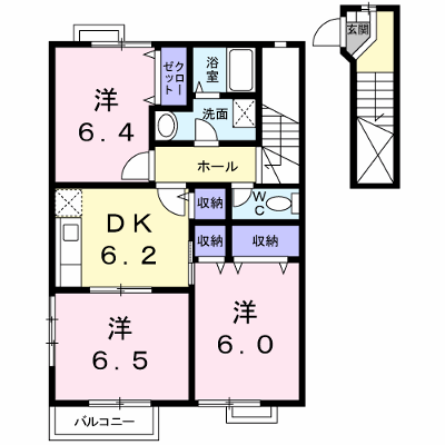 ファミール光葉Ⅱ　Ａ棟 203【管理NO：1-010536901-02030】 ★家具家電は申し込み後に搬入します★ ★2026年11月中旬入居可能★の外観画像