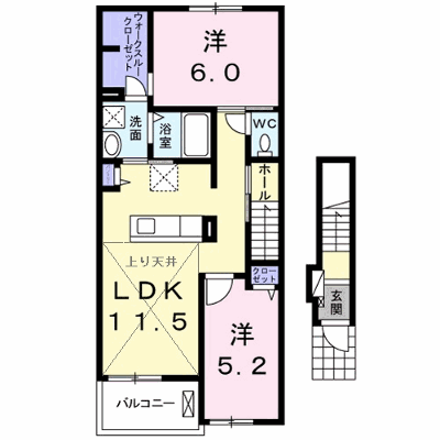 コントレイル　Ⅰ 203【管理NO：1-025272901-02030】 ★家具家電は申し込み後に搬入します★ ★2026年11月下旬入居可能★の外観画像