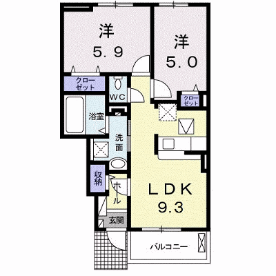 カーサ　フィオーレ・グランツⅢ 102【管理NO：1-024690901-01020】 ★家具家電は申し込み後に搬入します★ ★2026年12月下旬入居可能★の外観画像
