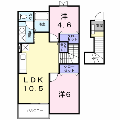 ドミール北小路 202【管理NO：1-007685501-02020】 ★家具家電は申し込み後に搬入します★ ★2026年11月中旬入居可能★の外観画像
