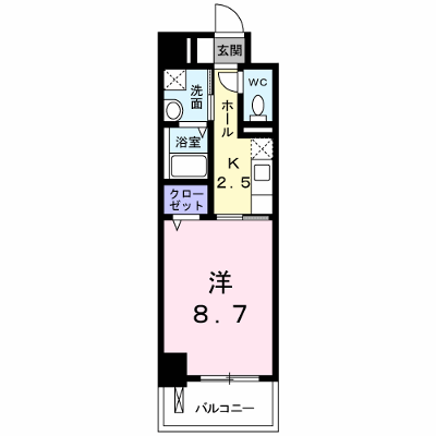 グリシナ 504【管理NO：1-019480401-05040】 ★家具家電は申し込み後に搬入します★ ★2026年11月下旬入居可能★の外観画像