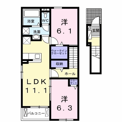 ノースフィールド　Ｌ 202【管理NO：1-027142701-02020】 ★家具家電は申し込み後に搬入します★ ★2026年11月中旬入居可能★の外観画像