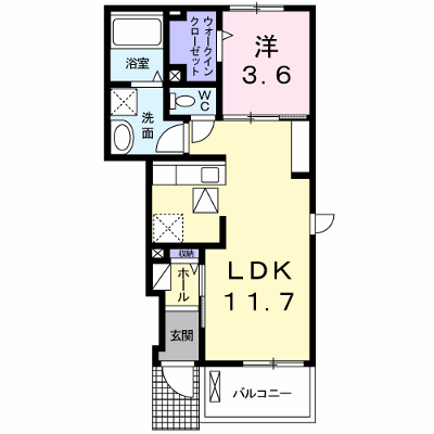 サニー　ブライト　Ⅲ 102【管理NO：1-020961501-01020】 ★家具家電は申し込み後に搬入します★ ★2026年12月上旬入居可能★の外観画像