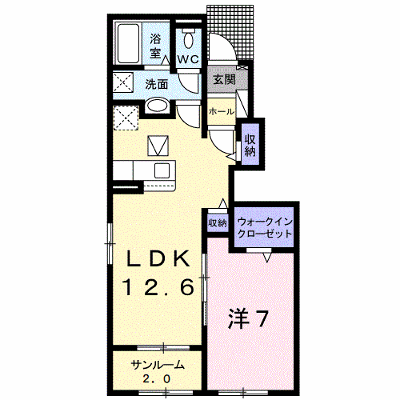 シャルール 103【管理NO：1-025472701-01030】 ★家具家電は申し込み後に搬入します★ ★2026年11月中旬入居可能★の外観画像