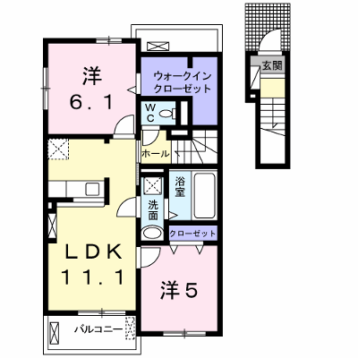 レジデンス小山　Ⅰ 202【管理NO：1-023201601-02020】 ★家具家電は申し込み後に搬入します★の外観画像