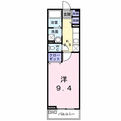 カルムＣ 202【管理NO：1-015495701-02020】 ★家具家電は申し込み後に搬入します★ ★2026年11月中旬入居可能★の外観画像