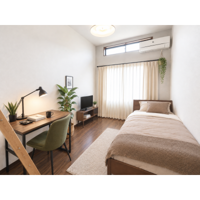 ◤　Monthly Stay広面釣瓶町Ⅰ　　◢　🅿️駐車場あり｜📶Wi-Fi完備｜👔法人歓迎｜🚭禁煙の外観画像