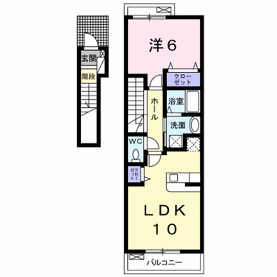 ＹＭ・ＰＬＡＣＥ 203【管理NO：1-022103501-02030】 ★家具家電は申し込み後に搬入します★ ★2026年12月中旬入居可能★の外観画像