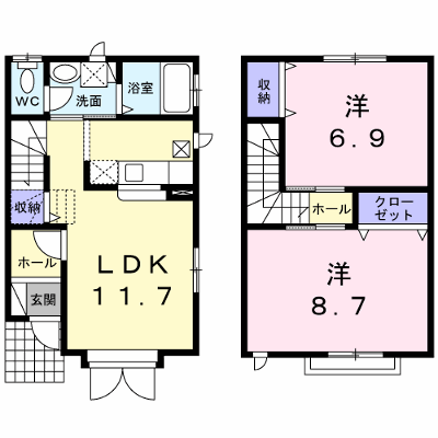 ラヴィングリー 102【管理NO：1-016592501-01020】 ★家具家電は申し込み後に搬入します★ ★2026年10月下旬入居可能★の外観画像