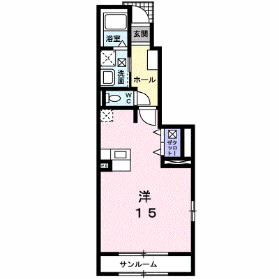 パストラルタウンＤ 101【管理NO：1-013571401-01010】 ★家具家電は申し込み後に搬入します★ ★2026年11月中旬入居可能★の外観画像