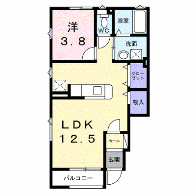 北山壱番館 101【管理NO：1-099521101-01010】 ★家具家電は申し込み後に搬入します★ ★2026年11月中旬入居可能★の外観画像