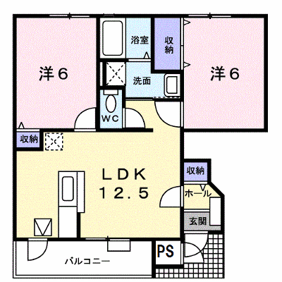 ウイングス　ｆ１ 103【管理NO：1-010449401-01030】 ★家具家電は申し込み後に搬入します★ ★2026年10月下旬入居可能★の外観画像