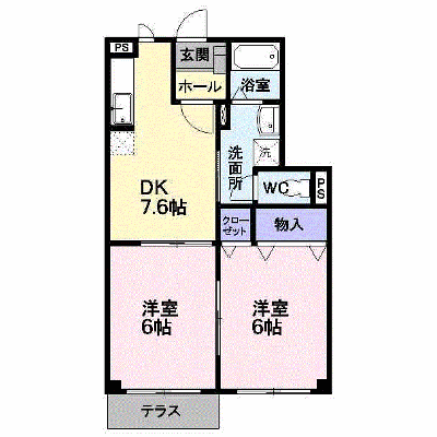 キャンディータフトＳ 104【管理NO：1-009497601-01040】 ★家具家電は申し込み後に搬入します★ ★2026年11月中旬入居可能★の外観画像