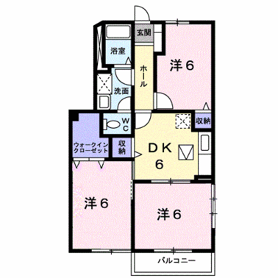 ペイサージュⅡ 101【管理NO：1-009764202-01010】 ★家具家電は申し込み後に搬入します★ ★2026年11月中旬入居可能★の外観画像