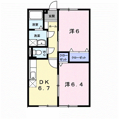 ジュネス　ドミール 101【管理NO：1-007524301-01010】 ★家具家電は申し込み後に搬入します★の外観画像