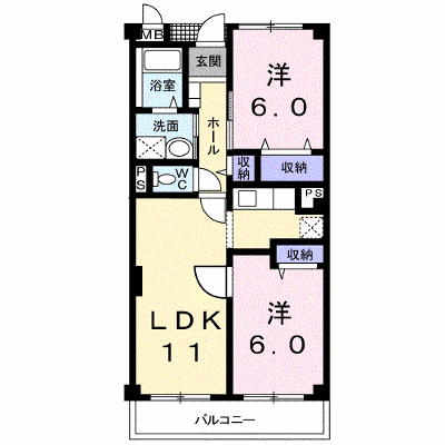 レインボウ・Ⅰ 308【管理NO：1-010027901-03070】 ★家具家電は申し込み後に搬入します★ ★2026年11月中旬入居可能★の外観画像