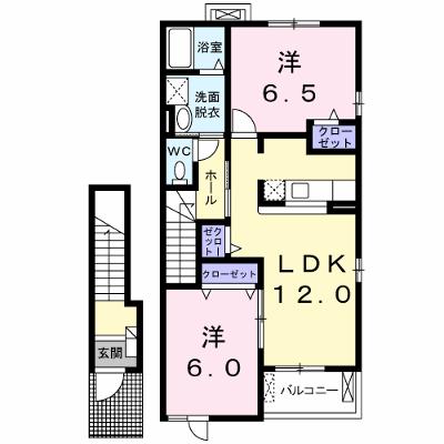 ルーチェ・Ⅰ 202【管理NO：1-013348501-02020】 ★家具家電は申し込み後に搬入します★ ★2026年10月下旬入居可能★の外観画像