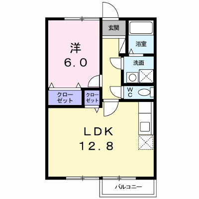 コンフォール 102【管理NO：1-007637901-01020】 ★家具家電は申し込み後に搬入します★ ★2026年11月中旬入居可能★の外観画像