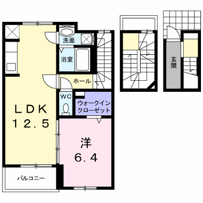 ラフレシール桜 304【管理NO：1-020101001-03040】 ★家具家電は申し込み後に搬入します★ ★2026年11月下旬入居可能★の外観画像