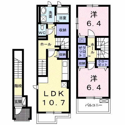 グランド　マム 201【管理NO：1-017488501-02010】 ★家具家電は申し込み後に搬入します★ ★2026年11月下旬入居可能★の外観画像