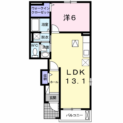 中田ガ－デン 105【管理NO：1-016856401-01050】 ★家具家電は申し込み後に搬入します★ ★2026年12月中旬入居可能★の外観画像
