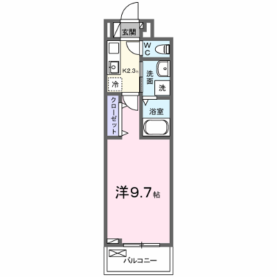 アウグーリⅠ 204【管理NO：1-028384701-02040】 ★家具家電は申し込み後に搬入します★ ★2027年02月上旬入居可能★の外観画像